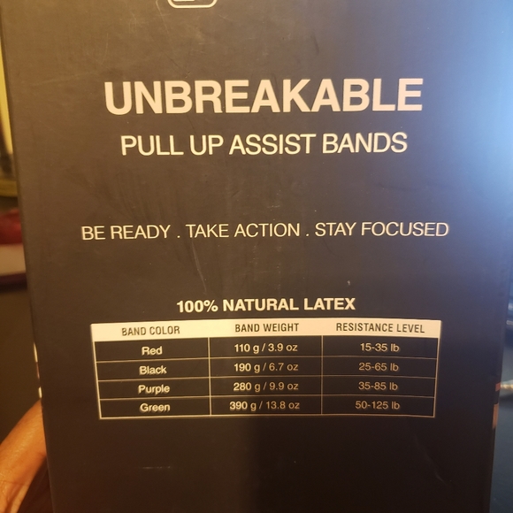 U-POWEX Pull Up Assist Bands set - Picture 3 of 6